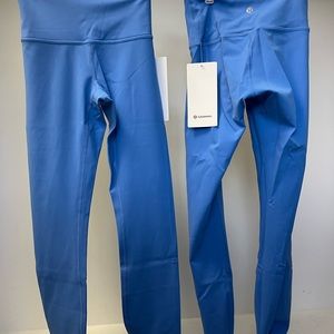 TWO PAIRS Blue Wunder Under Luluemon Leggings